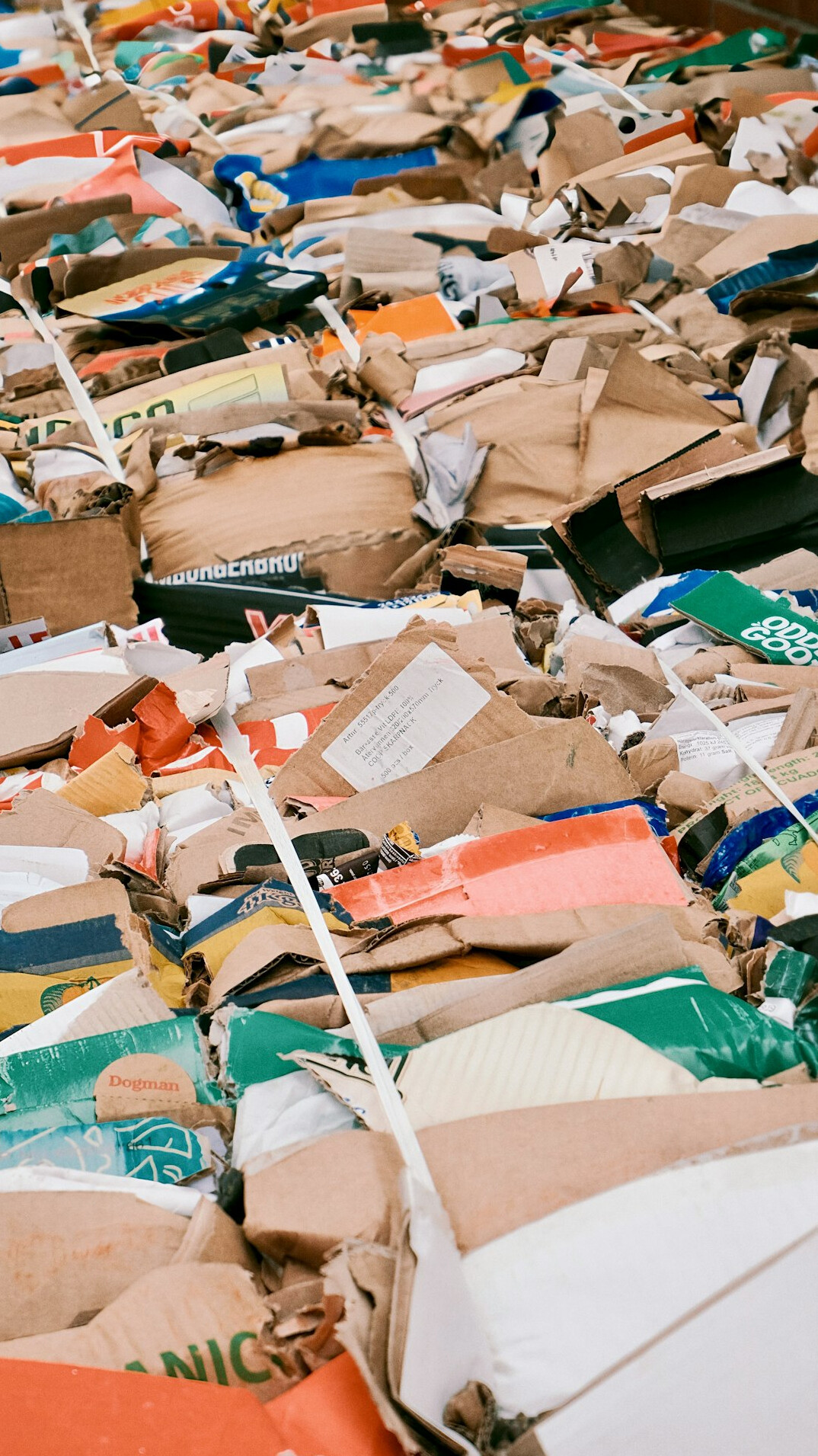 recycled office files